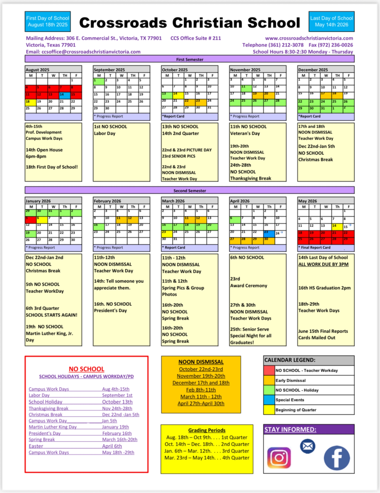 School Calendar